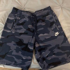 Men’s Nike Blue Camo Shorts